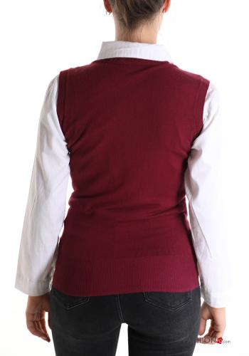 sleeveless Cashmere Blend Sweater with v-neck - ph 2
