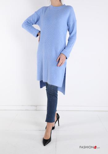 Maglione girocollo con spacco - ph 1