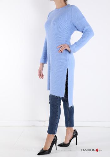 Maglione girocollo con spacco - ph 3