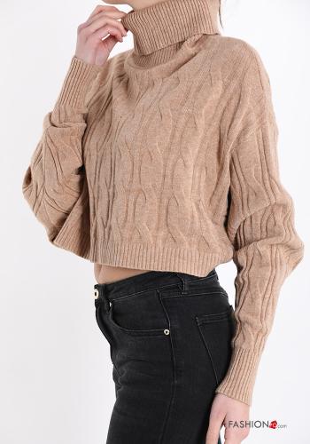 Maglione corto a collo alto - ph 3