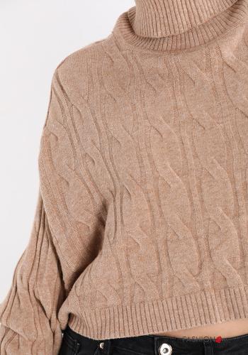 Maglione corto a collo alto - ph 4