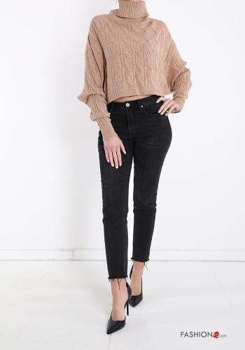 Maglione corto a collo alto - ph 5