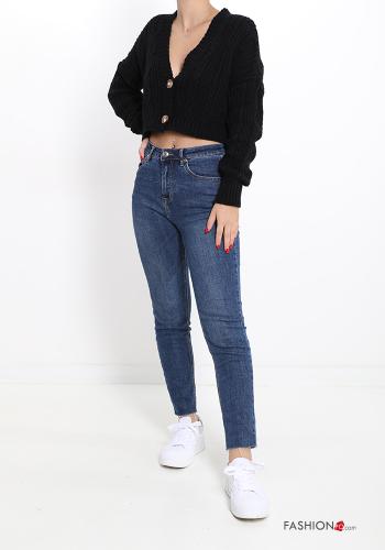 v-neck Mohair Cardigan with buttons - ph 5