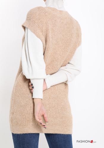 Maglione senza maniche scollo a V - ph 2