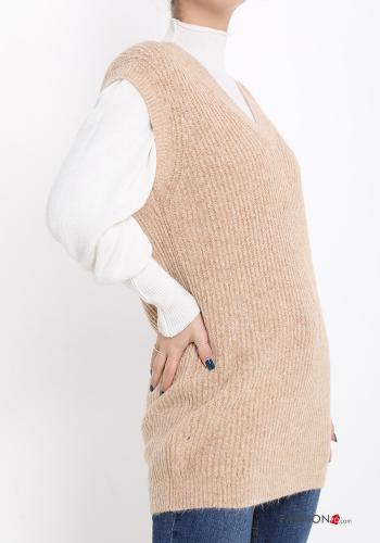 Maglione senza maniche scollo a V - ph 3