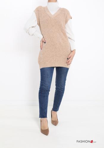 Maglione senza maniche scollo a V - ph 5