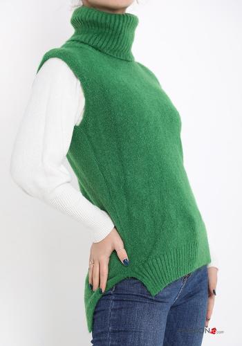 Maglione senza maniche a collo alto - ph 3