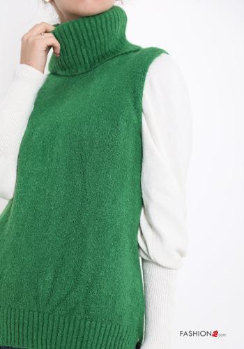 Maglione senza maniche a collo alto - ph 4