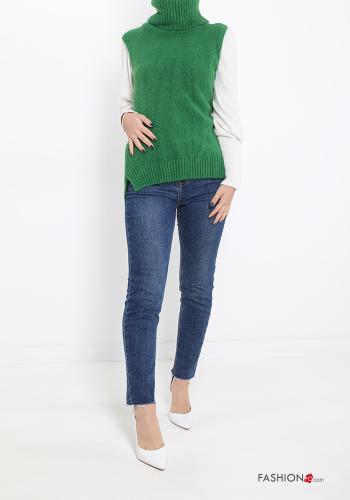 Maglione senza maniche a collo alto - ph 5