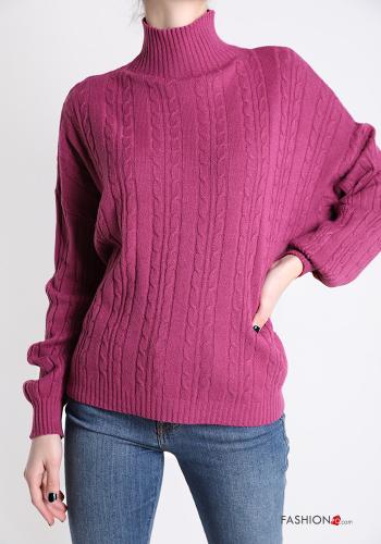 Maglione a collo alto