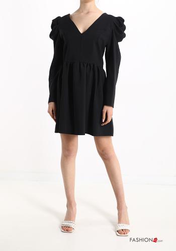 Kleid mit V-Ausschnitt mit Reißverschluss - ph 1