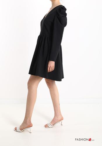 Kleid mit V-Ausschnitt mit Reißverschluss - ph 3