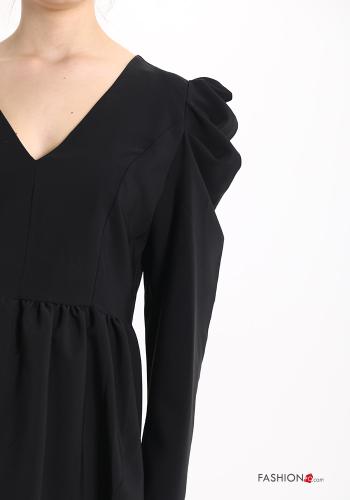 Kleid mit V-Ausschnitt mit Reißverschluss - ph 4