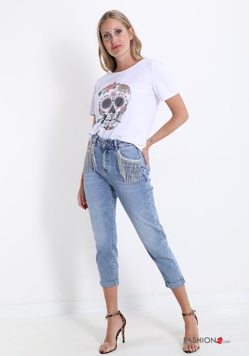 T-shirt in Cotone Fantasia stampata - ph 5