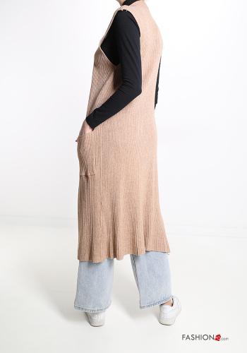sleeveless Cardigan with pockets - ph 2