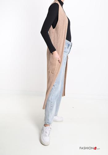 sleeveless Cardigan with pockets - ph 3