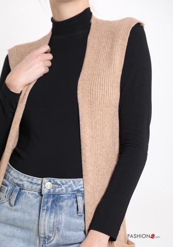 sleeveless Cardigan with pockets - ph 4