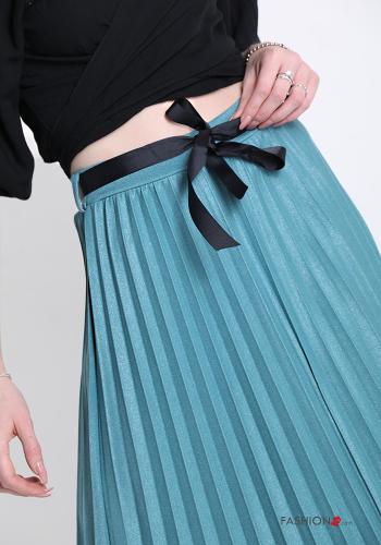 Skirt  pleated with ribbon lurex - ph 4
