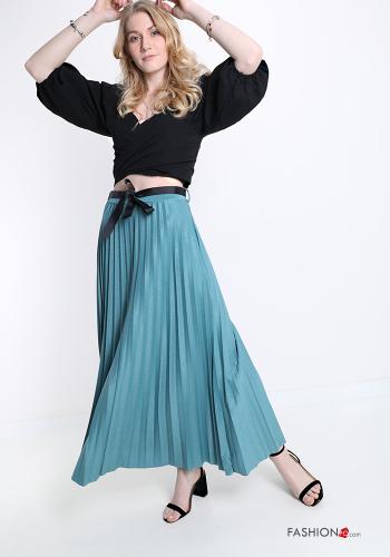 Skirt  pleated with ribbon lurex - ph 5