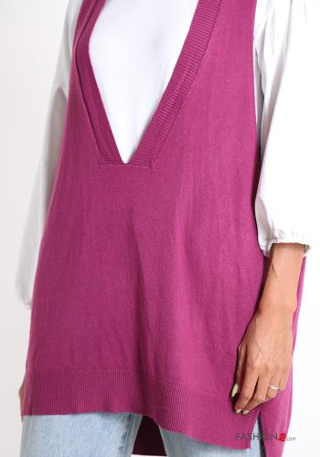 sleeveless Sweater plunging neckline - ph 4