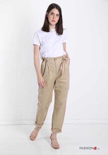 adjustable Cotton Trousers with pockets - ph 5