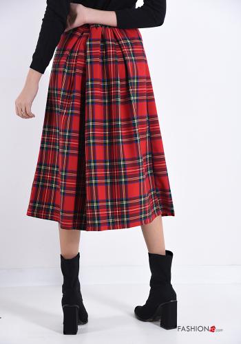 Jupe  à volants Motif tartan - ph 2