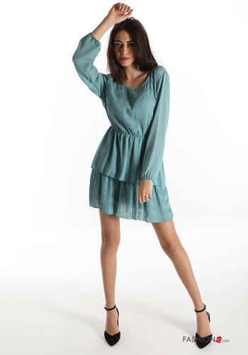 Dress  pleated with flounces - ph 1
