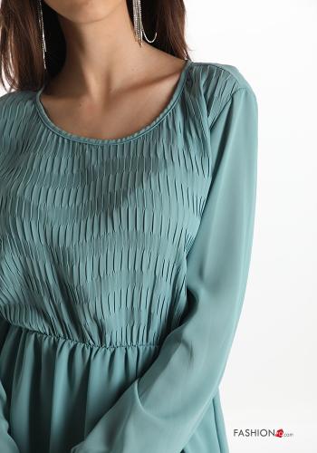 Dress  pleated with flounces - ph 4