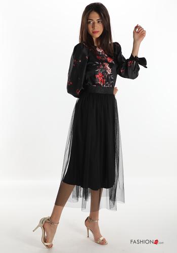 Blouse  avec noeud Imprimé floral - ph 5