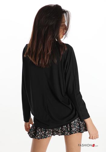 Long sleeved top  with necklace v-neck - ph 2