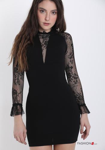 Abito pizzo con zip - ph 1