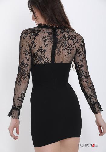 Abito pizzo con zip - ph 2