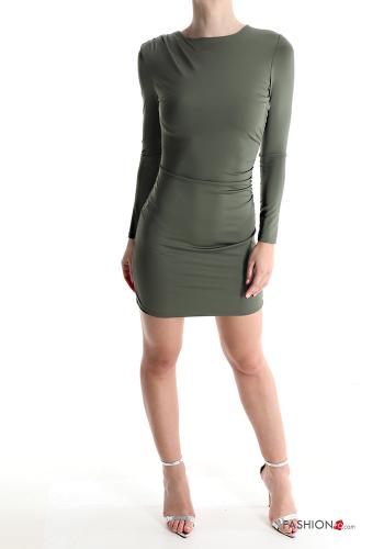 Abito maniche lunghe corto con zip - ph 1