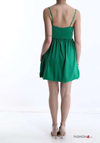 Vestido sem Mangas cetim gola V - ph 2