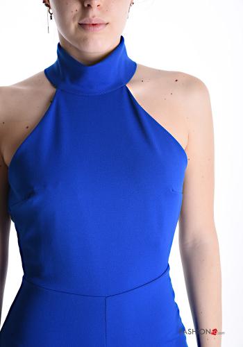 Combinaison sans manches à dos nu à col roulé avec fermeture éclair avec noeud - ph 4