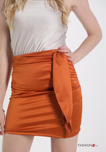 Minigonna raso con zip - ph 4