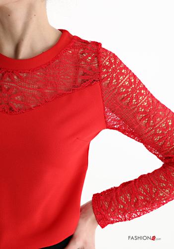 Spitze- Langarmshirt - ph 4