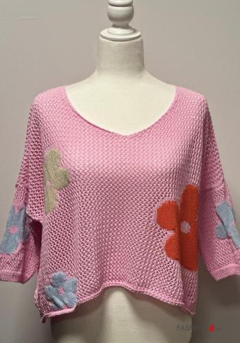 Floral Cotton Sweater - ph 1