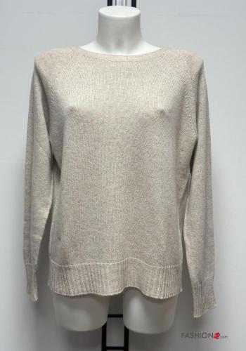 long sleeve Cashmere Blend Sweater - ph 1