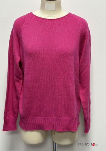 long sleeve crew neck Cashmere Blend Sweater - ph 1