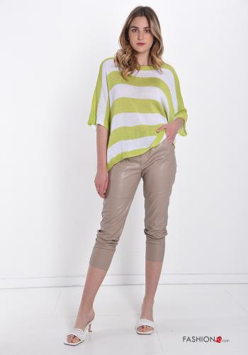 Streifenmuster Strickpullover - ph 6