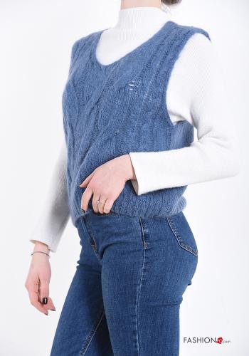Maglione in Mohair scollo a V - ph 3