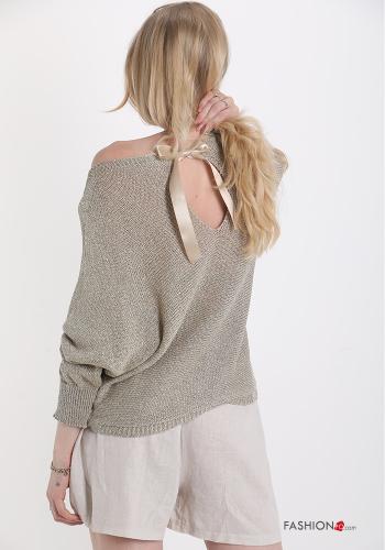 lurex Sweater with ribbon - ph 1