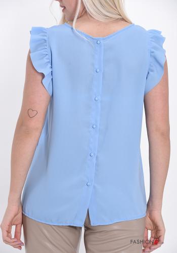 Bluse mit Volants mit Knöpfen - ph 4