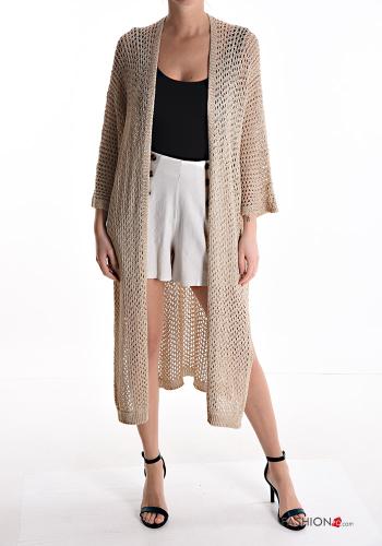 lurex fishnet Cardigan - ph 1
