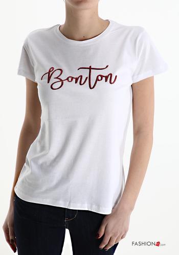 Bedrucktes Muster T-shirt aus Baumwolle - ph 1