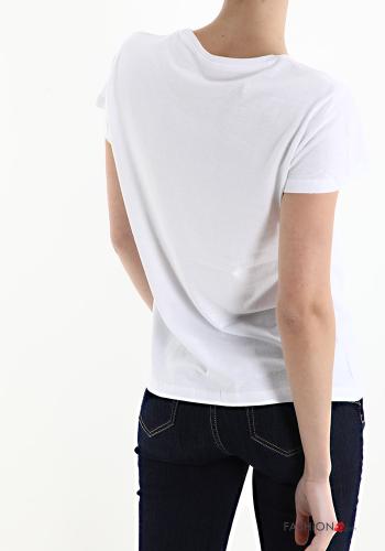 Bedrucktes Muster T-shirt aus Baumwolle - ph 2