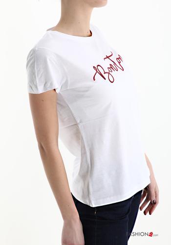 Bedrucktes Muster T-shirt aus Baumwolle - ph 3