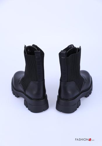 Kunstleder Stiefeletten mit Reißverschluss - ph 3