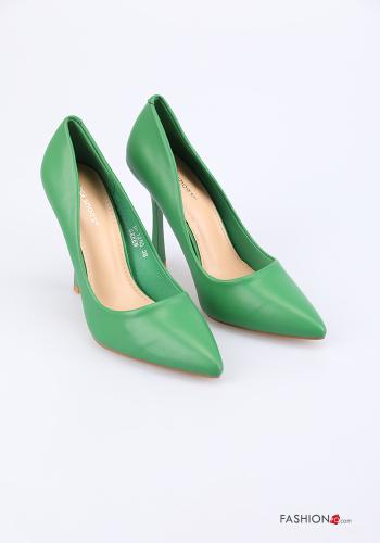 Sapatos de salto imitação de couro - ph 1